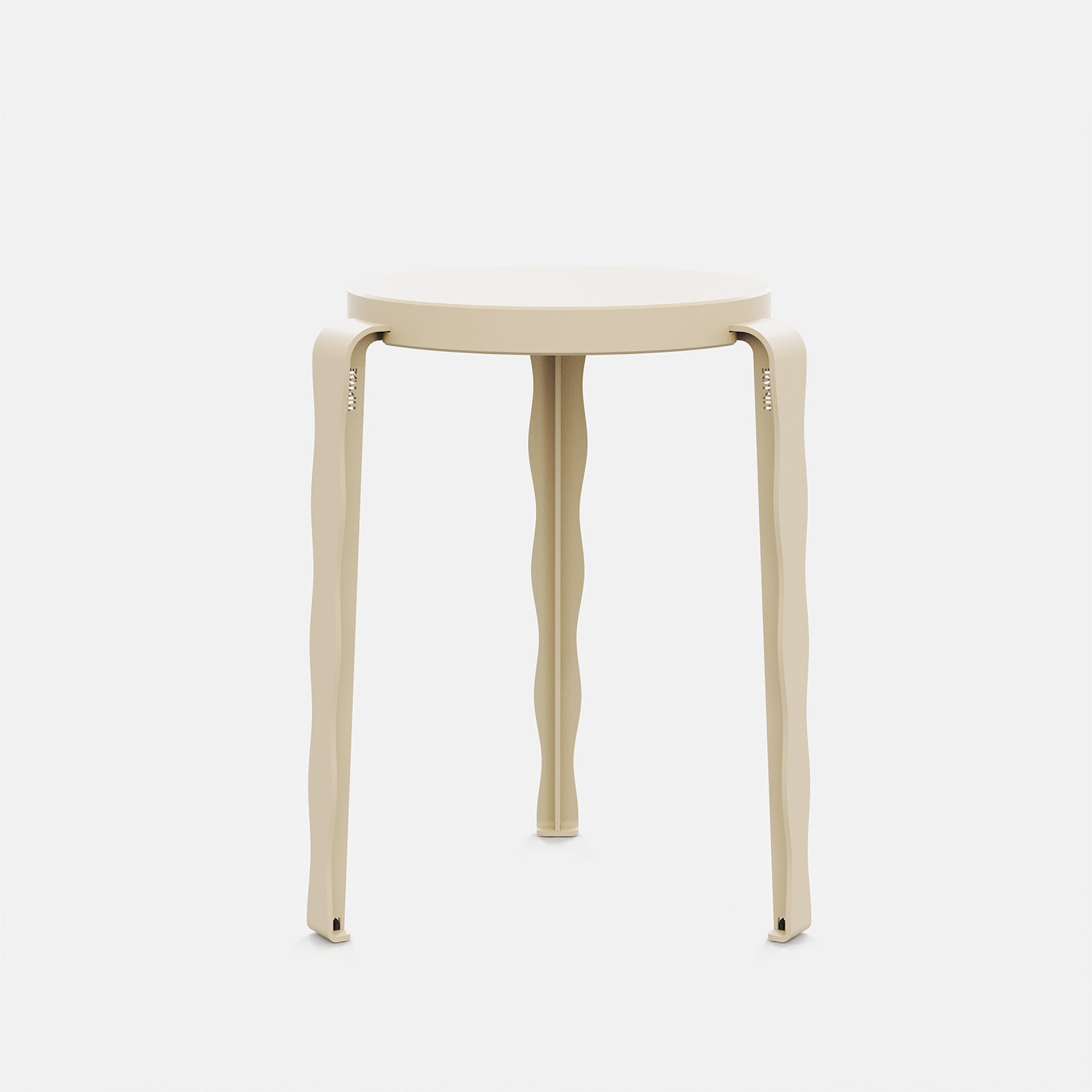 TIPTOE x UCHRONIA – Hocker LOU monochrom Wave