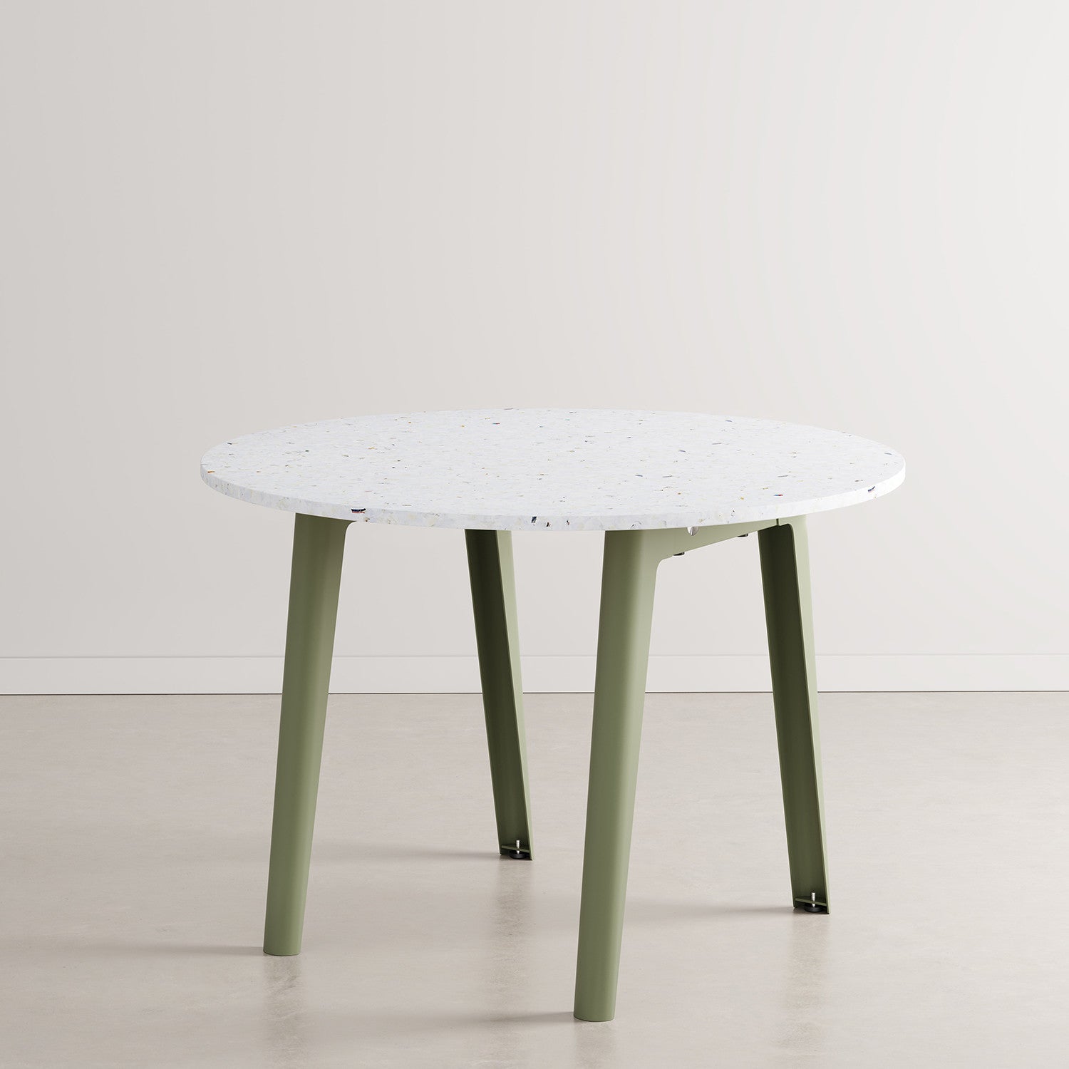 NEW MODERN round meeting table Ø 108cm - Venezia recycled plastic