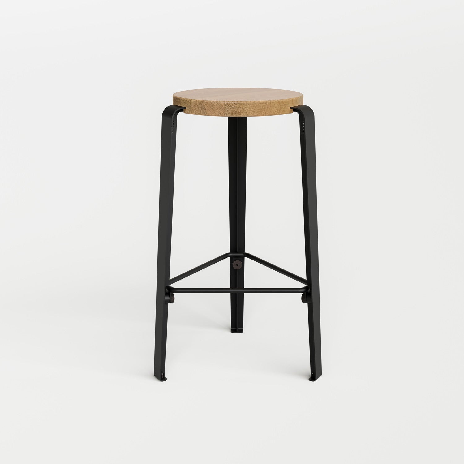 LOU bar stool - solid oak