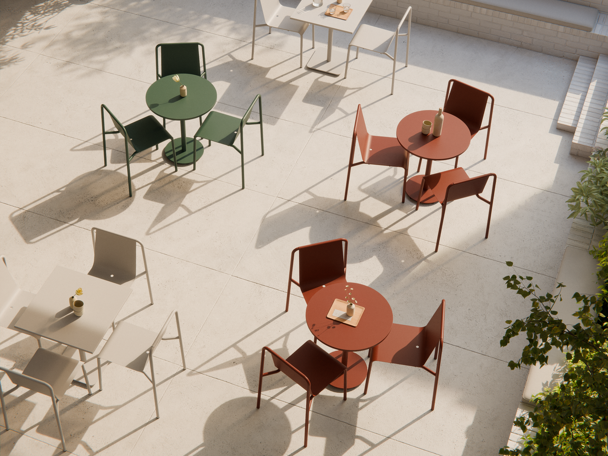 The MOKA outdoor bistro table