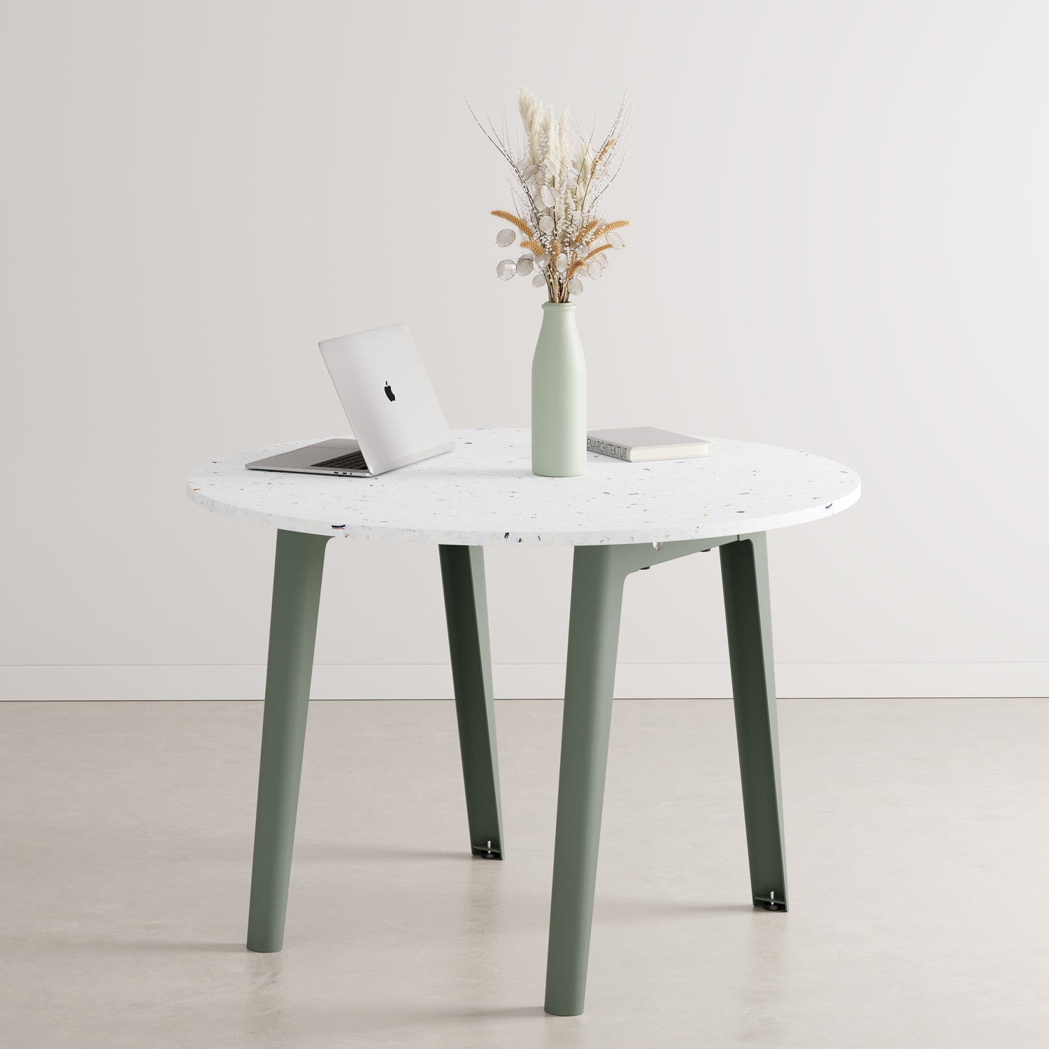 NEW MODERN round meeting table Ø 108cm - Venezia recycled plastic