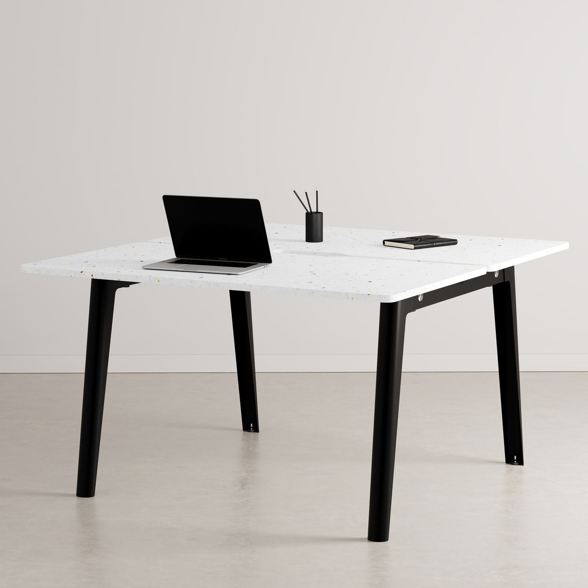 Bureau open-space NEW MODERN 2 places - plastique recyclé Venezia
