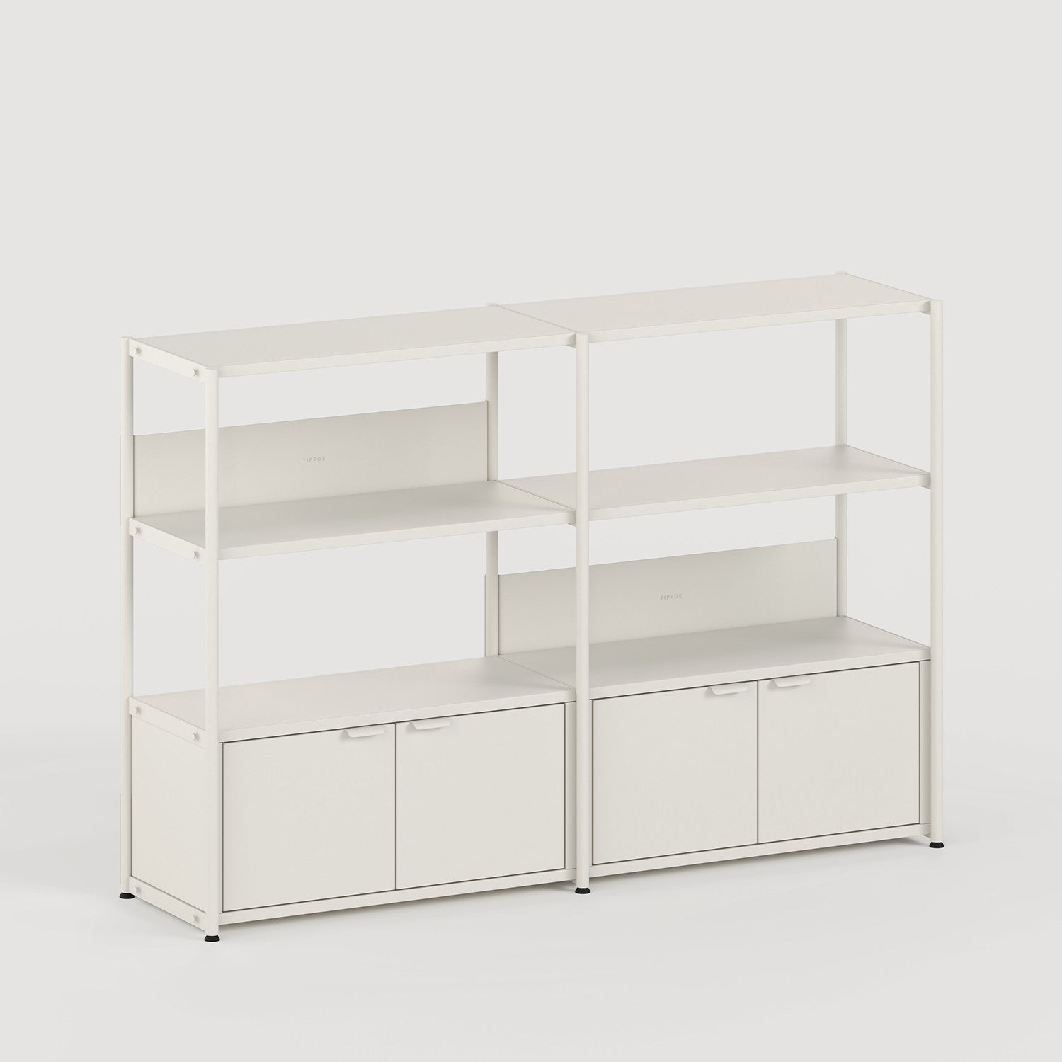 Regal UNIT - H110 x B164cm - pulverbeschichteter Stahl