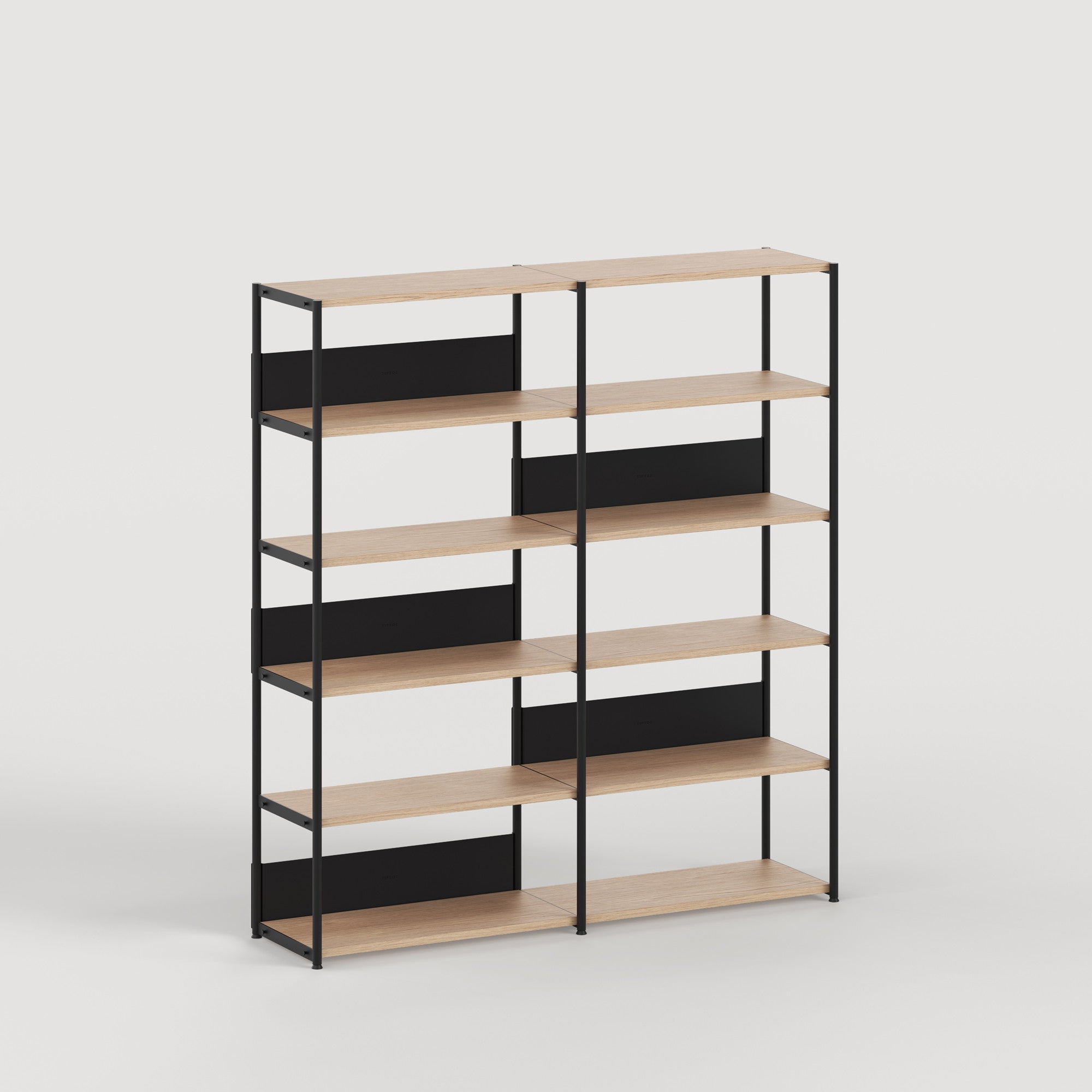 UNIT shelf - H180 to 215 x W164cm - eco-certified wood