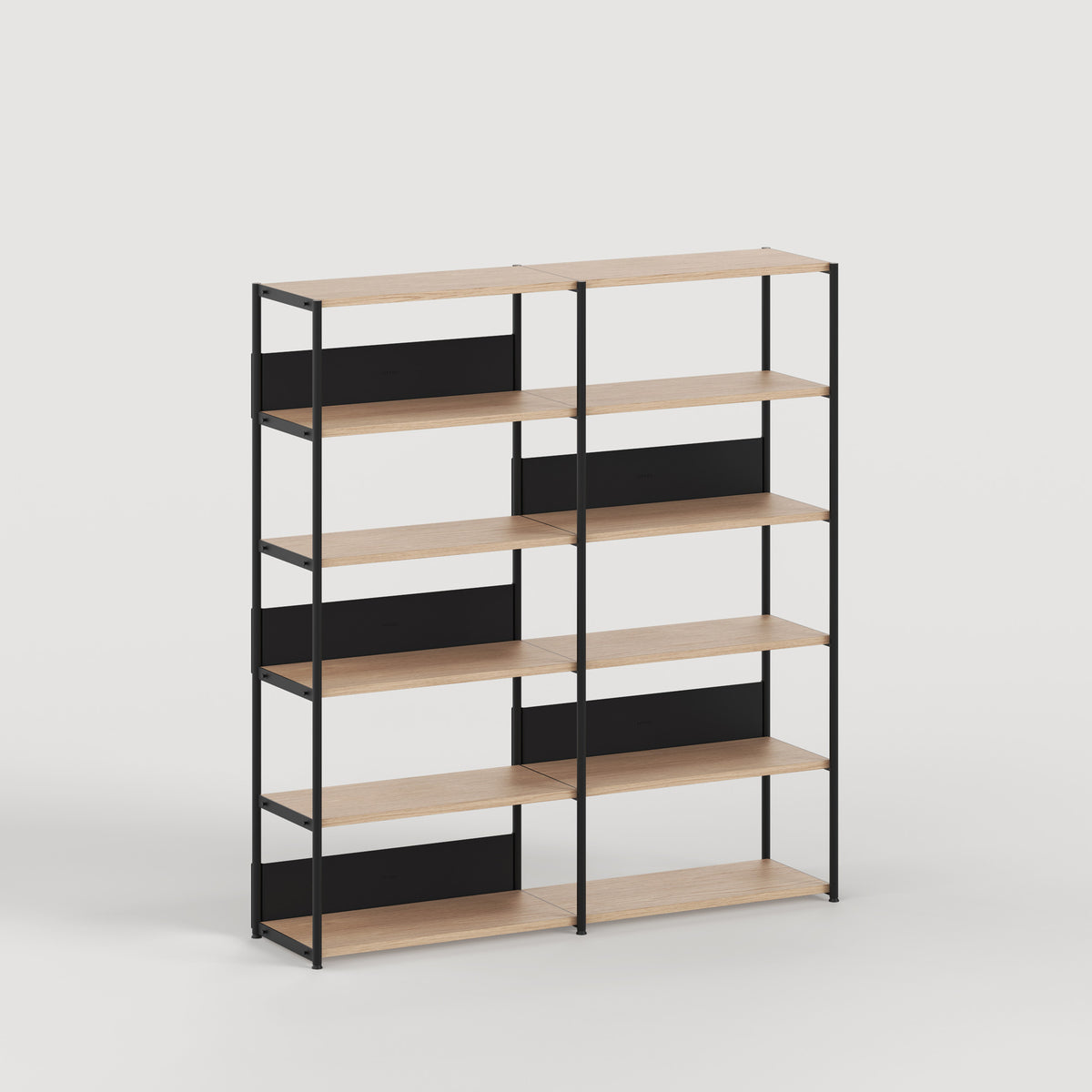 UNIT shelf - H180 to 215 x W164cm - eco-certified wood