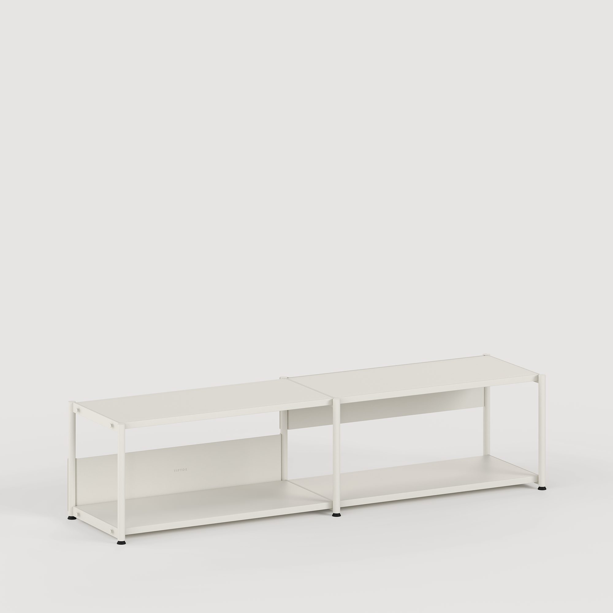 Scaffale UNIT - H40 à 50 x  L164cm - acciaio verniciato a polvere
