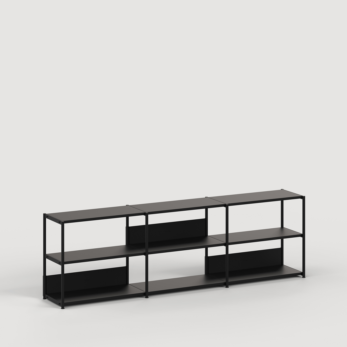 UNIT shelf - H75 to 85 x W244cm - powder-coated steel