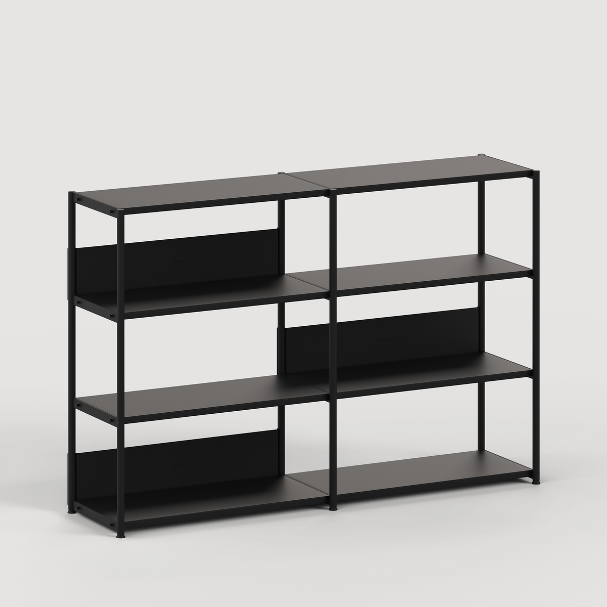 Regal UNIT - H110 x B164cm - pulverbeschichteter Stahl