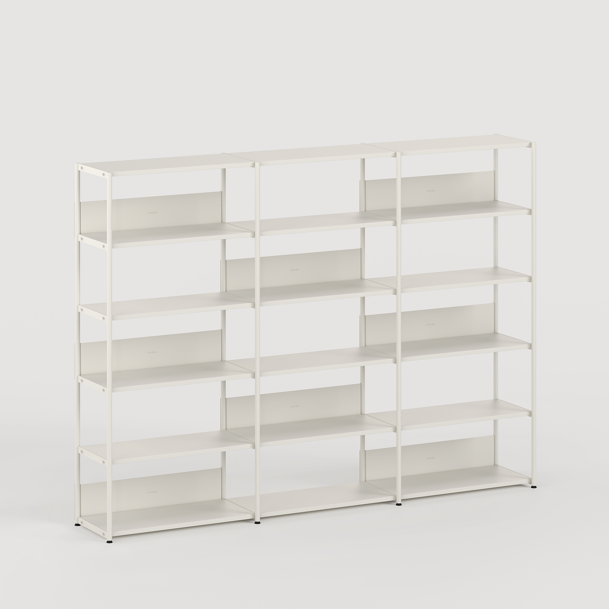 UNIT shelf - H180 to 215 x W244cm - powder-coated steel