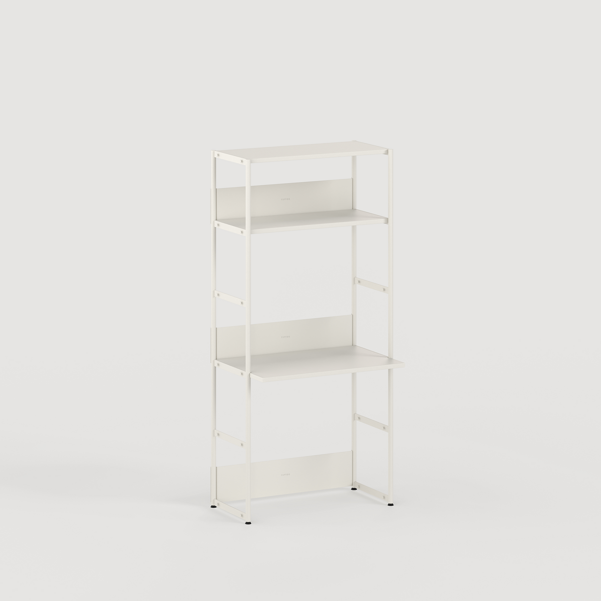 UNIT desk shelf - H180 to 215 x W84cm - powder-coated steel