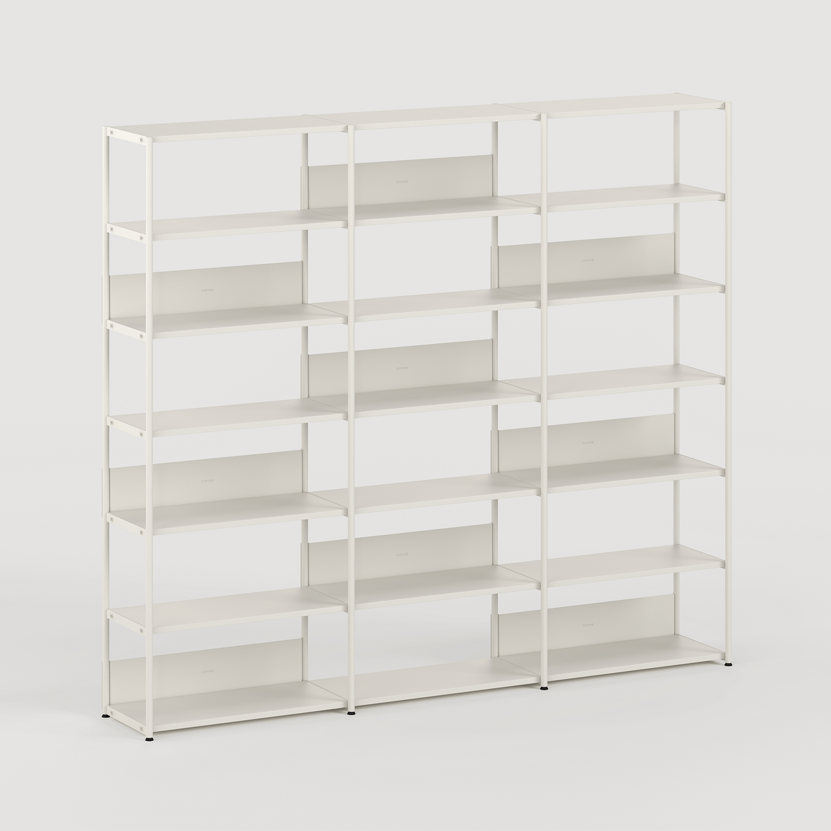Etagère UNIT - H180 à 215 x  L244cm - acier thermolaqué