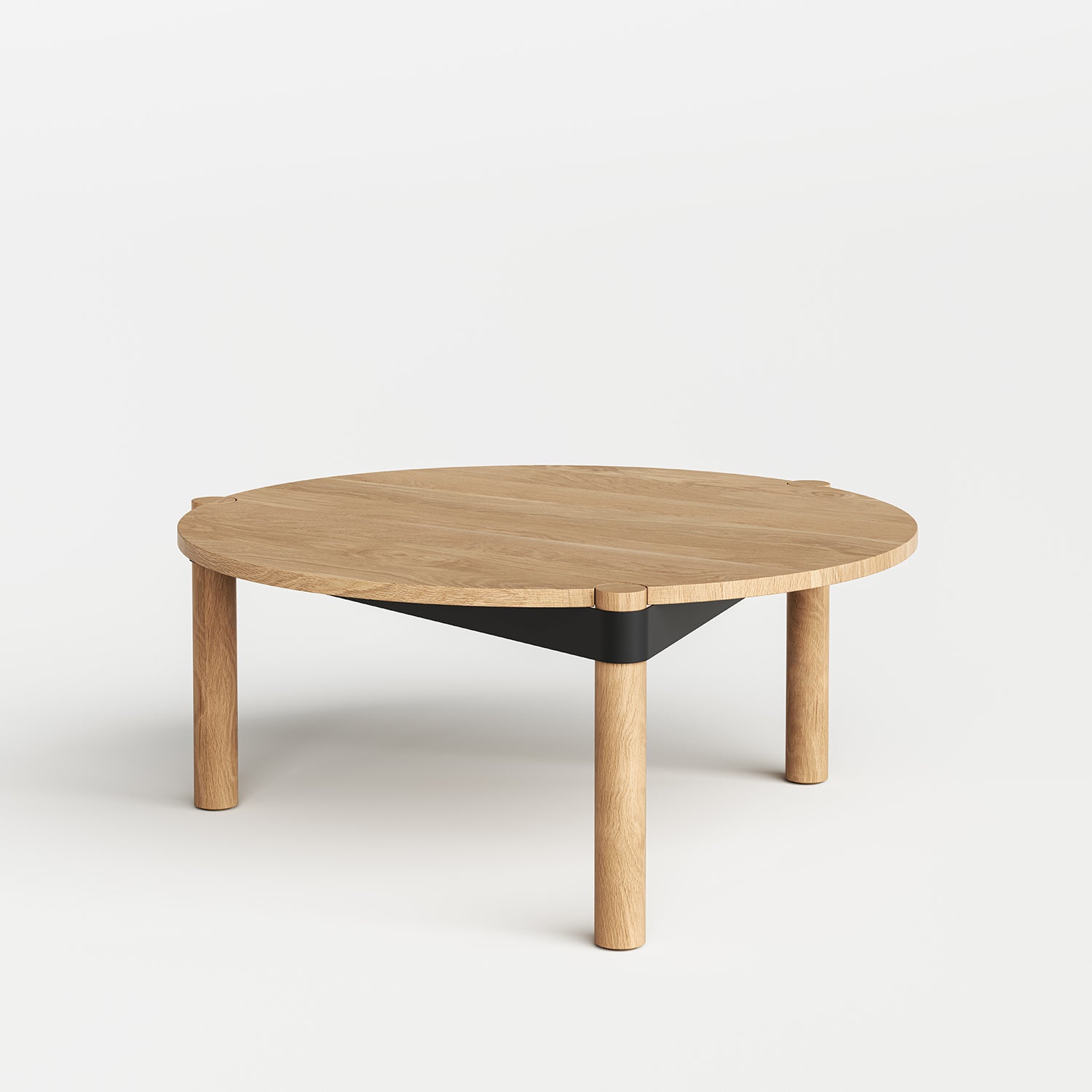 Tavolino rotondo DISC Ø 80cm - legno eco-certificato