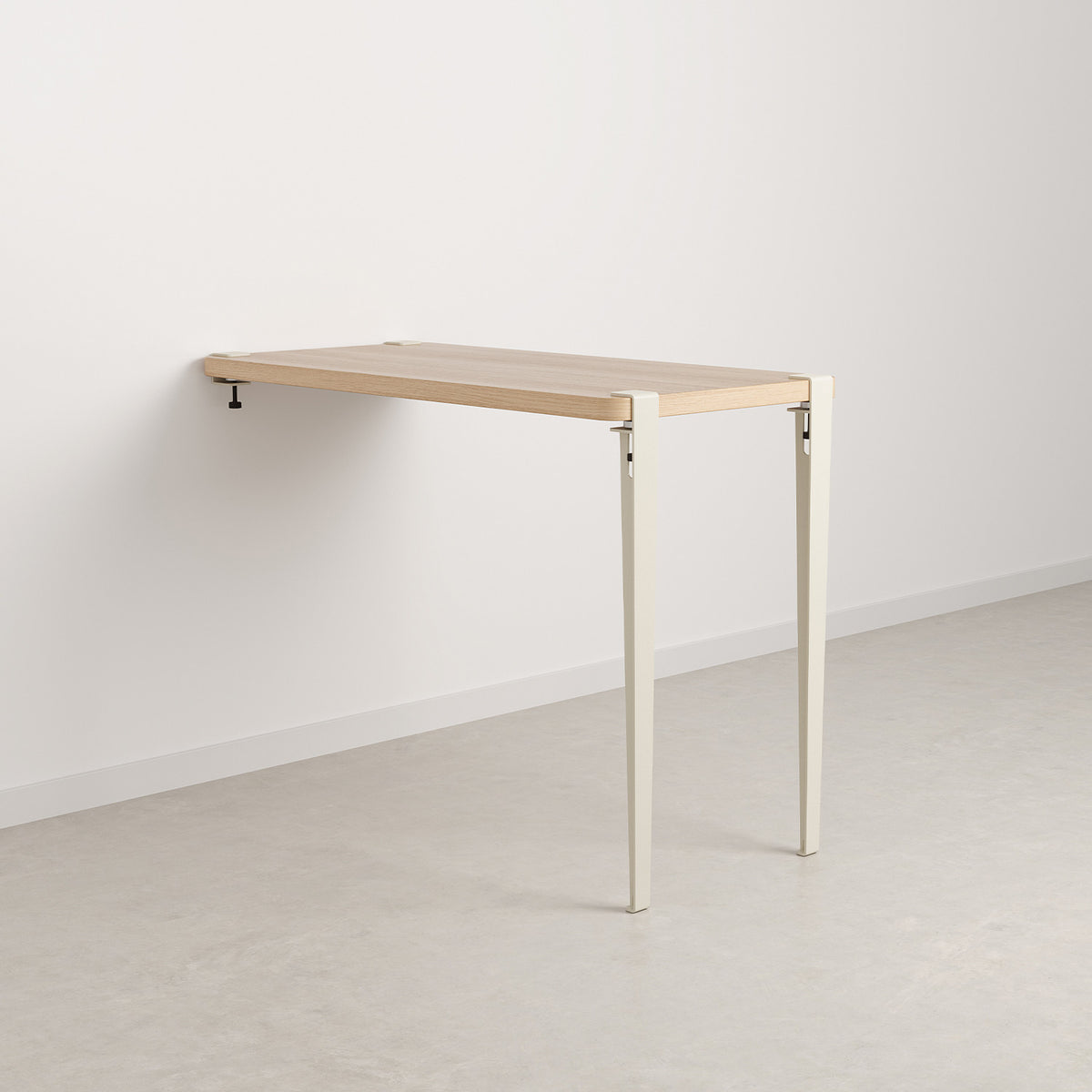 TIPTOE wall-mounted high table - eco-certified wood
