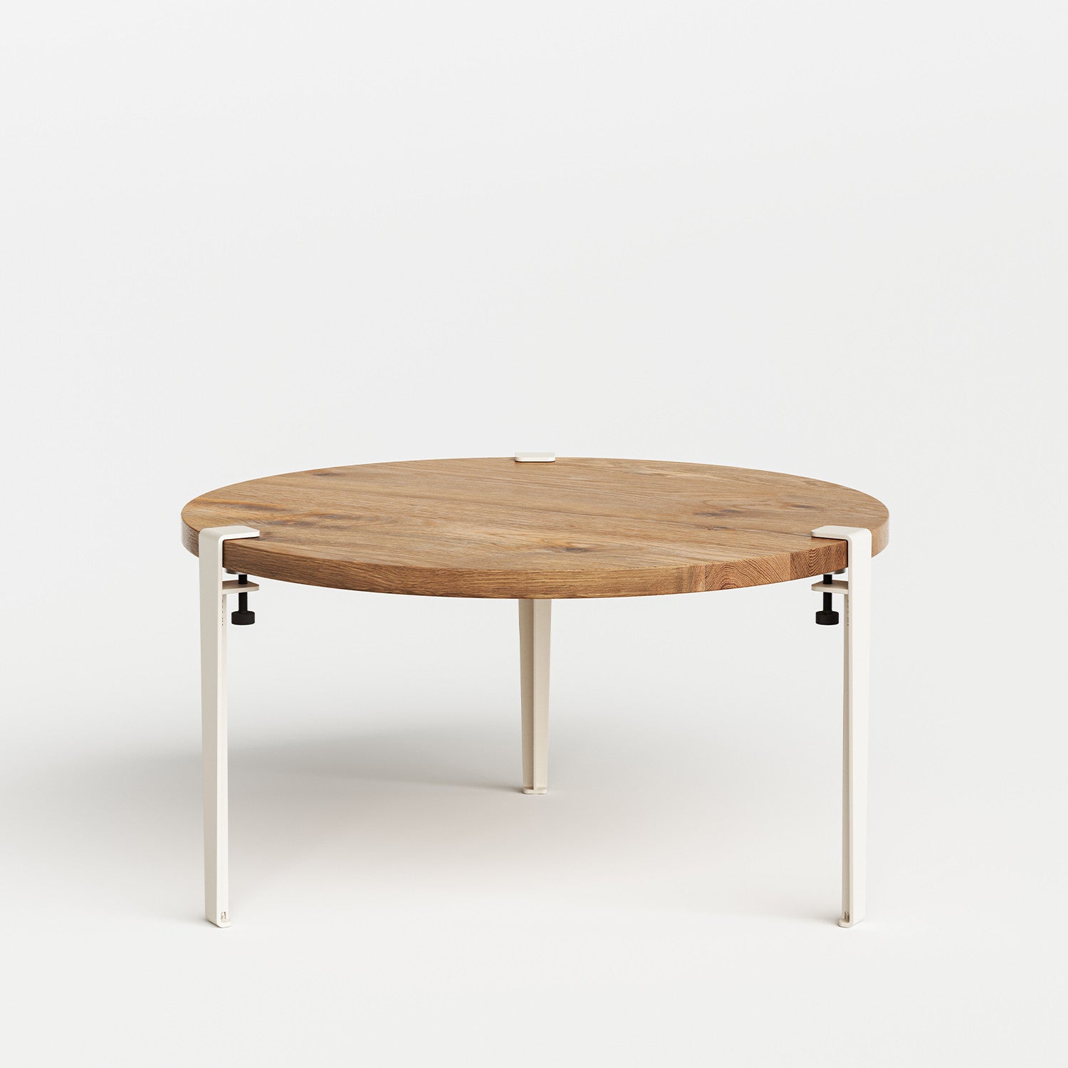 Runder Couchtisch TIPTOE Ø 80cm - recyceltem Altholz