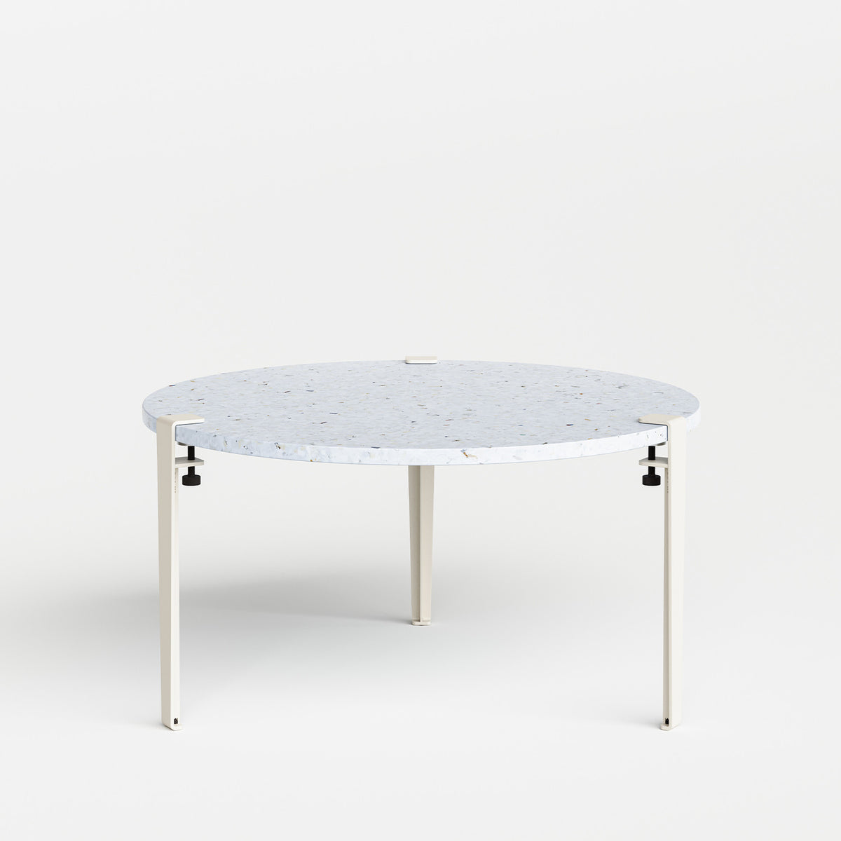 TIPTOE round coffee table Ø 80cm - Venezia recycled plastic