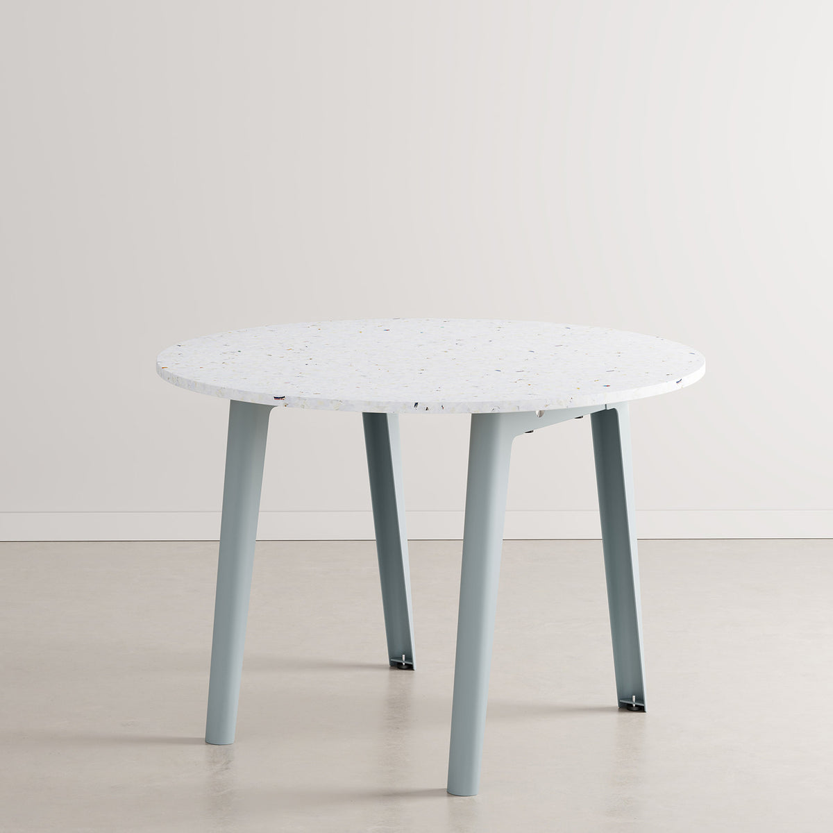 Tavolo riunioni rotondo NEW MODERN Ø 108cm - plastica riciclata Venezia