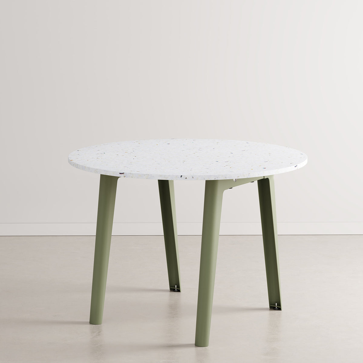 NEW MODERN round meeting table Ø 108cm - Venezia recycled plastic