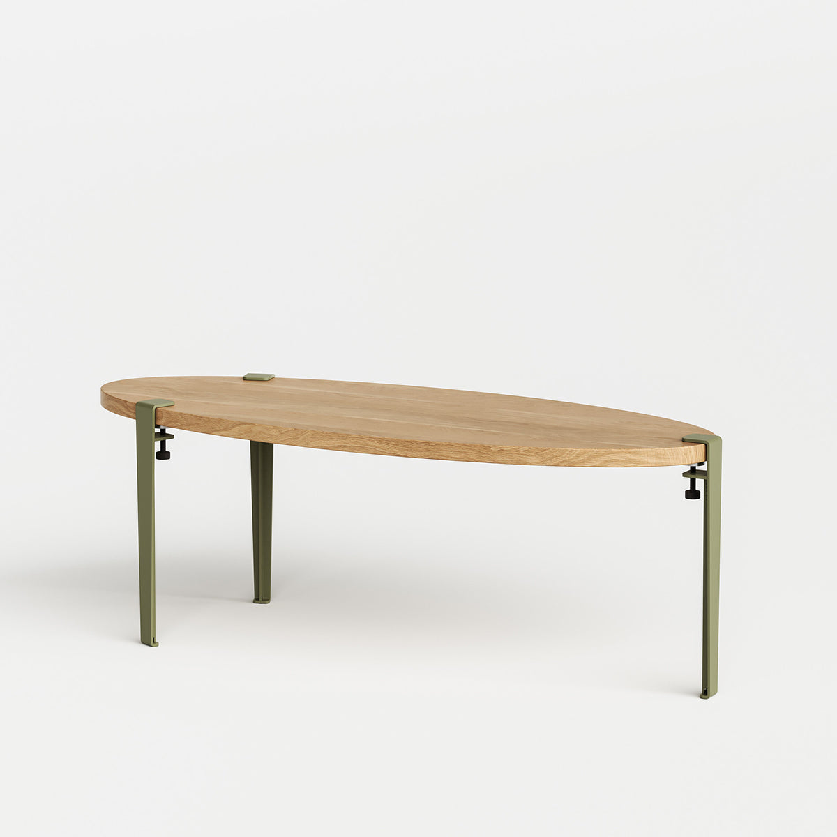 Couchtisch TIPTOE 120x48cm - massive Eiche