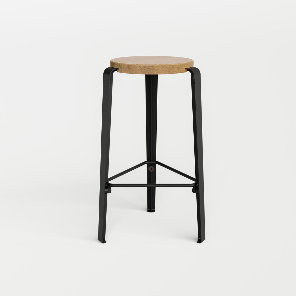 LOU bar stool - solid oak