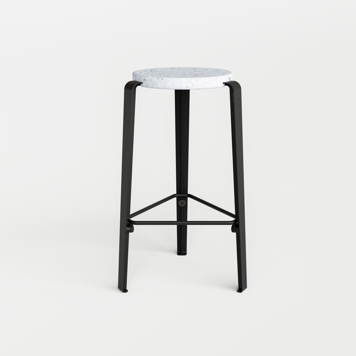 Tabouret de bar LOU - plastique recyclé Venezia